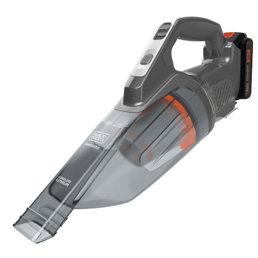 BD 20V MAX Removable Battery Dustbuster grey handy vacuum cleaner